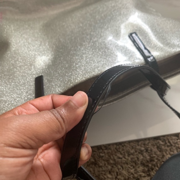 Kate Spade silver glitter tote🤎 - Picture 3 of 6